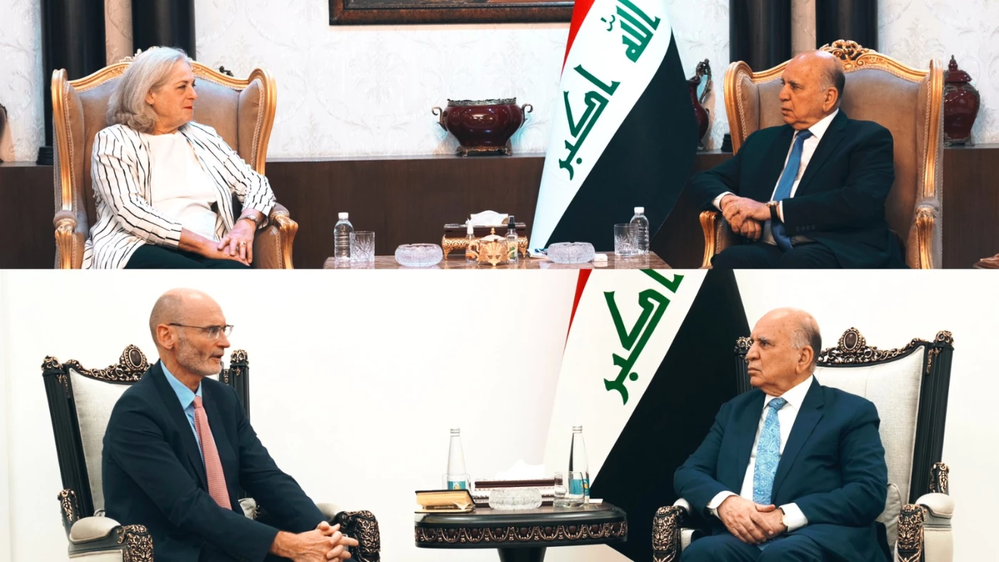 Image of Iraqi FM stresses need to stop Israel’s aggression on Gaza, Lebanon