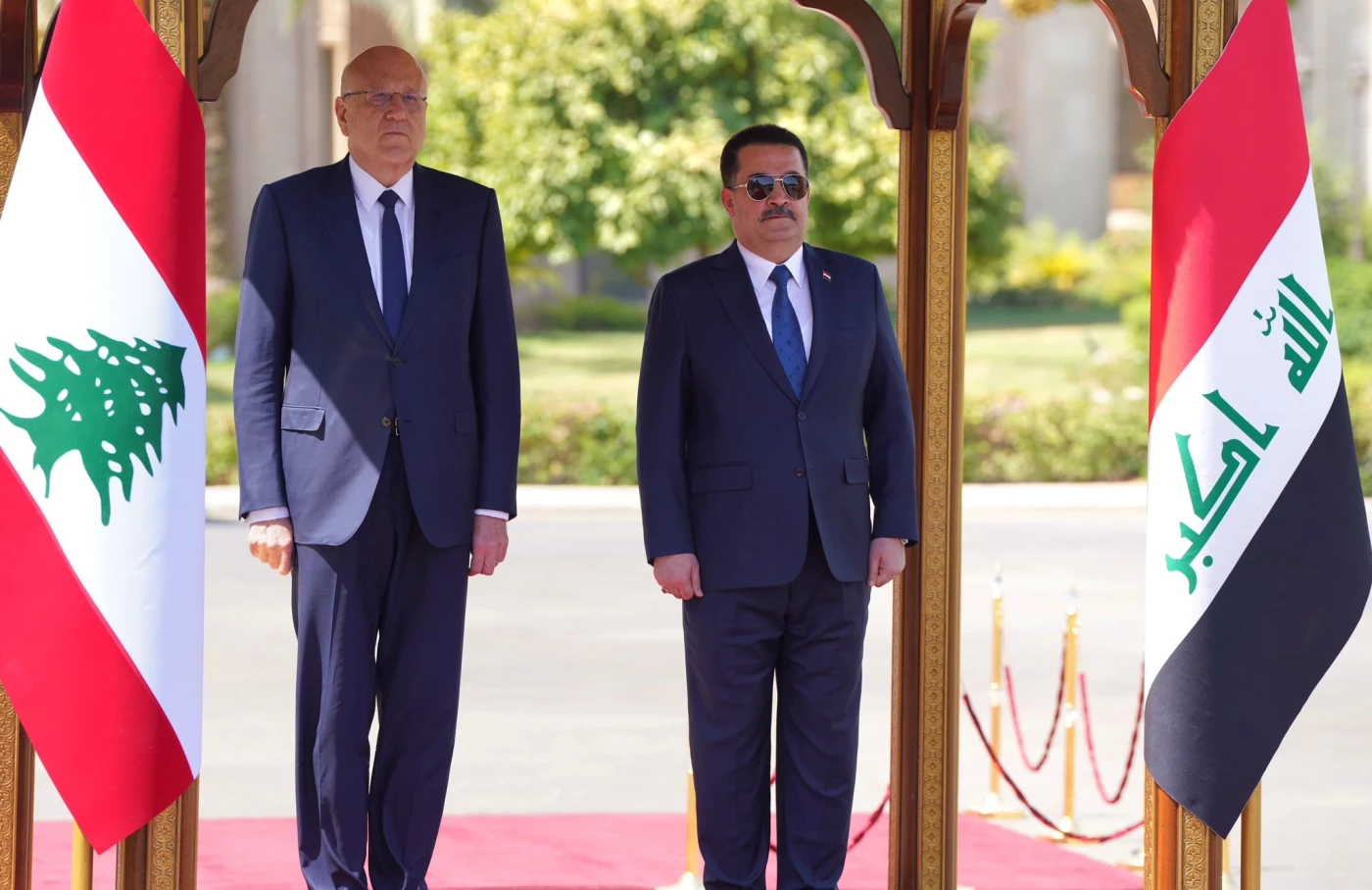 Iraqi and Lebanese PMs discuss economic and security cooperation Image