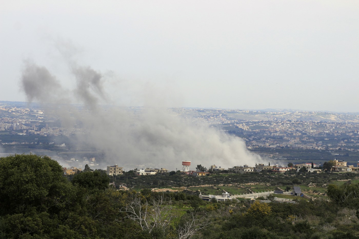 Image of Hamas claims rocket fire on north Israel from south Lebanon