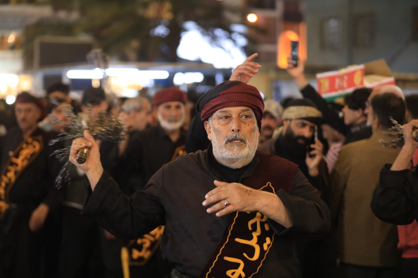 Image of Shiite pilgrims partake in the sacred rituals of the Rajab pilgrimage 