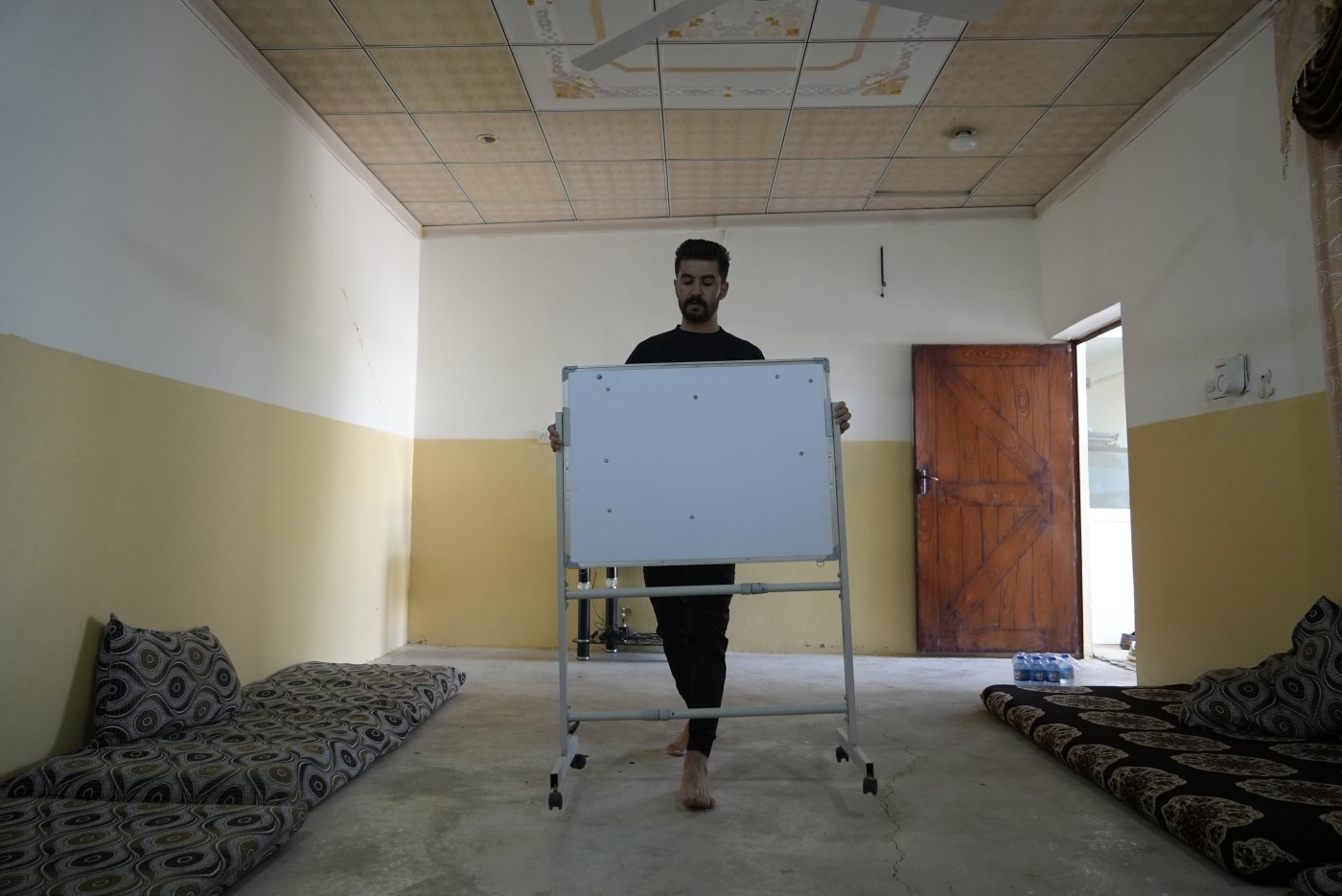 Image of Brushstrokes of resilience: Yazidi artist defies trauma