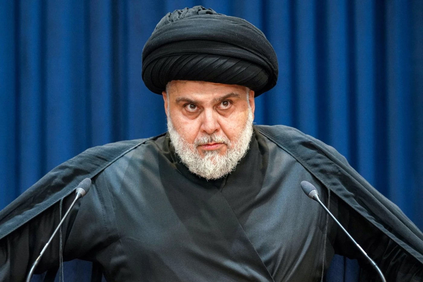 Image of Muqtada al-Sadr demands closure of US embassy after Rafah strike