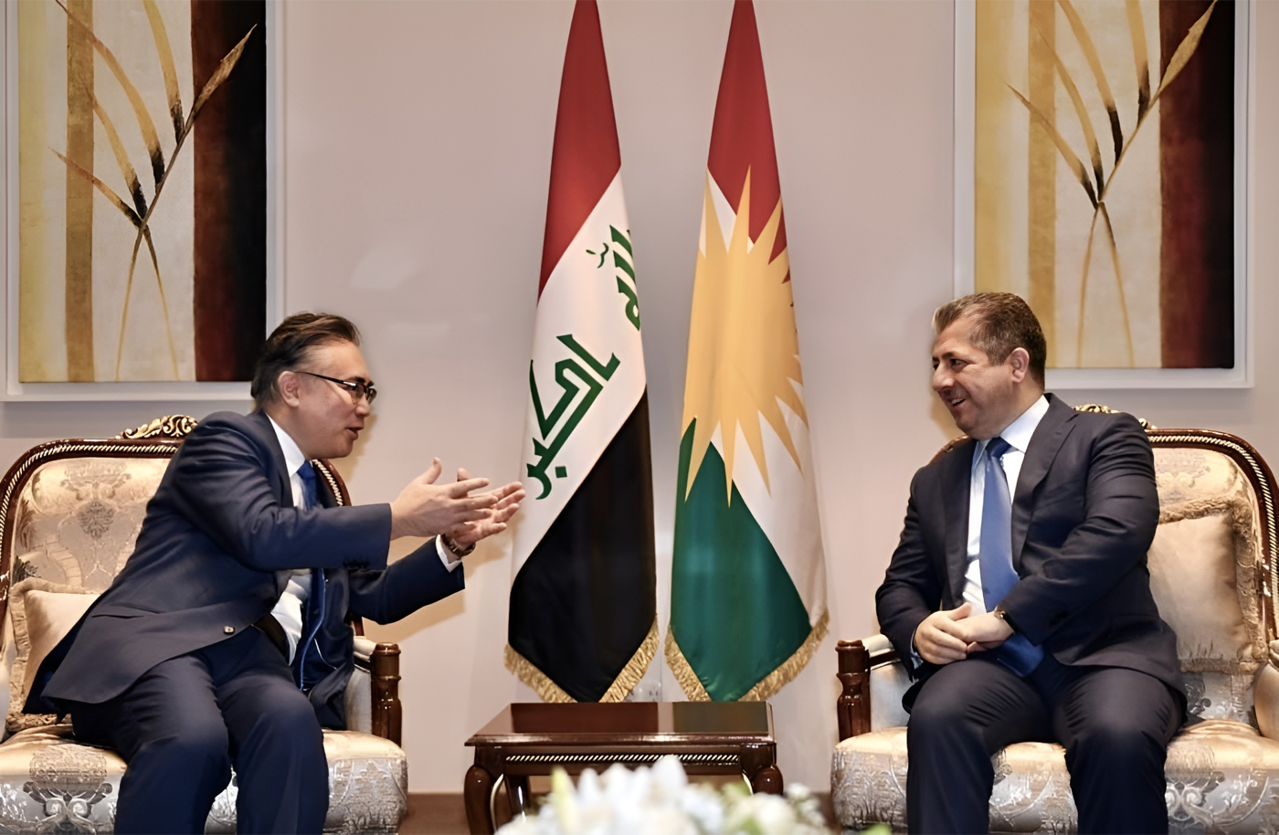 PM Barzani and Japanese diplomat discuss education cooperation Image