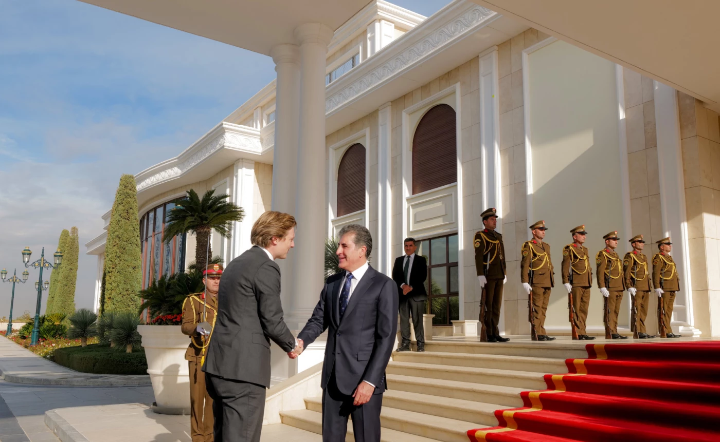 Image of President Nechirvan Barzani meets Dutch defense chief, hails Amsterdam's role in fight against ISIS