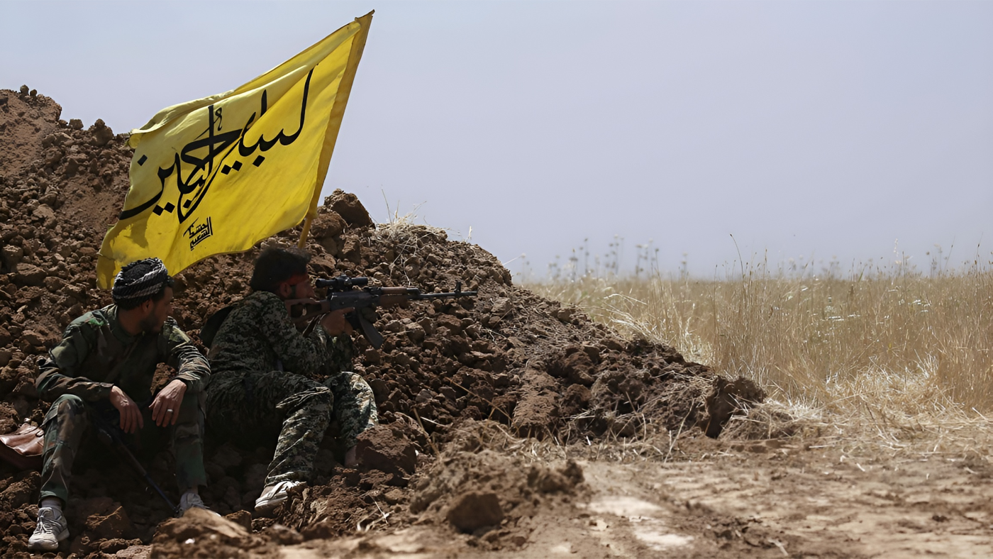 Image of Iraq’s Shia forces vie for influence as US forces linger and Gaza explodes