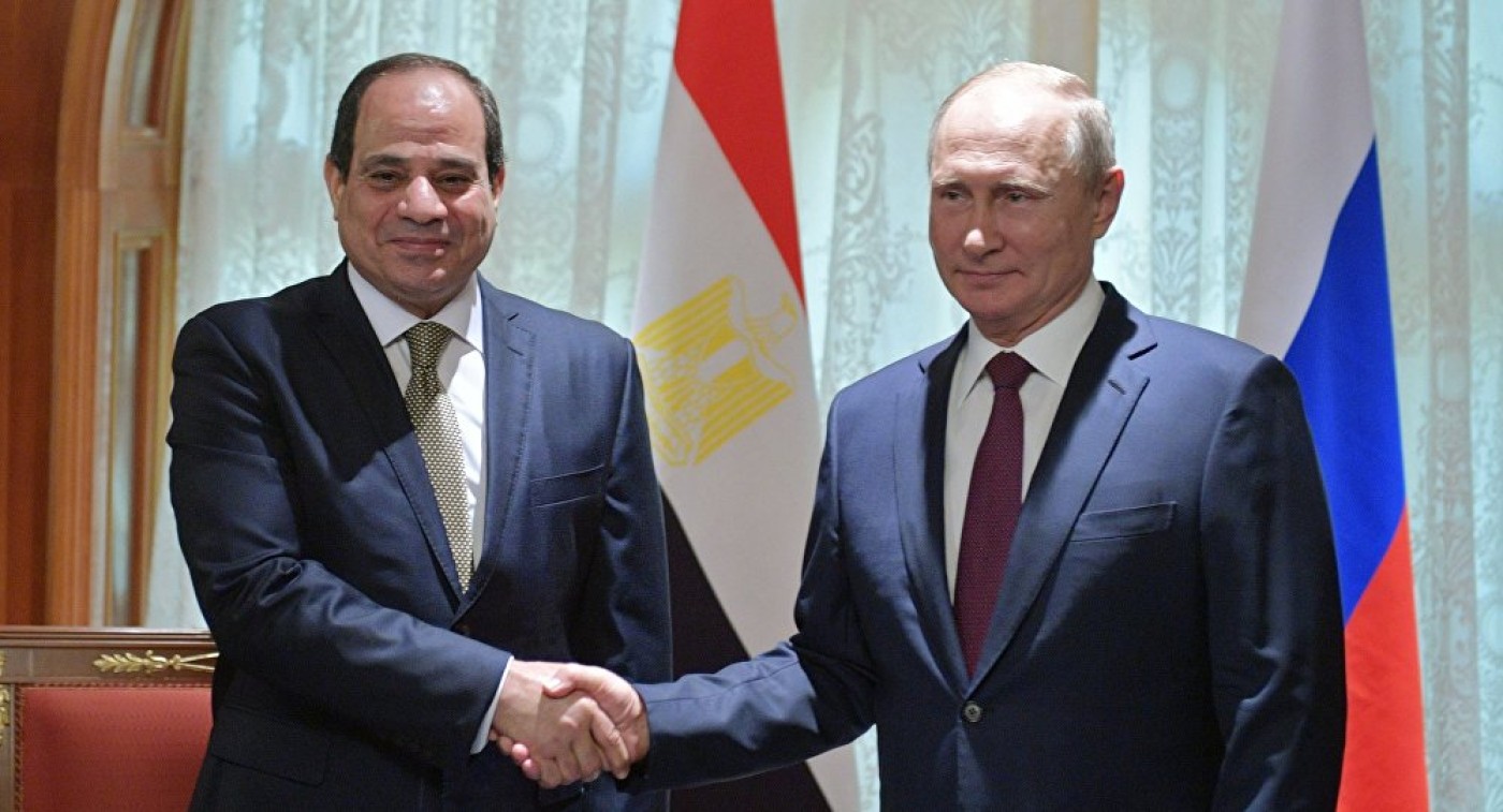 Egypt's Sisi congratulates Putin on election win Image