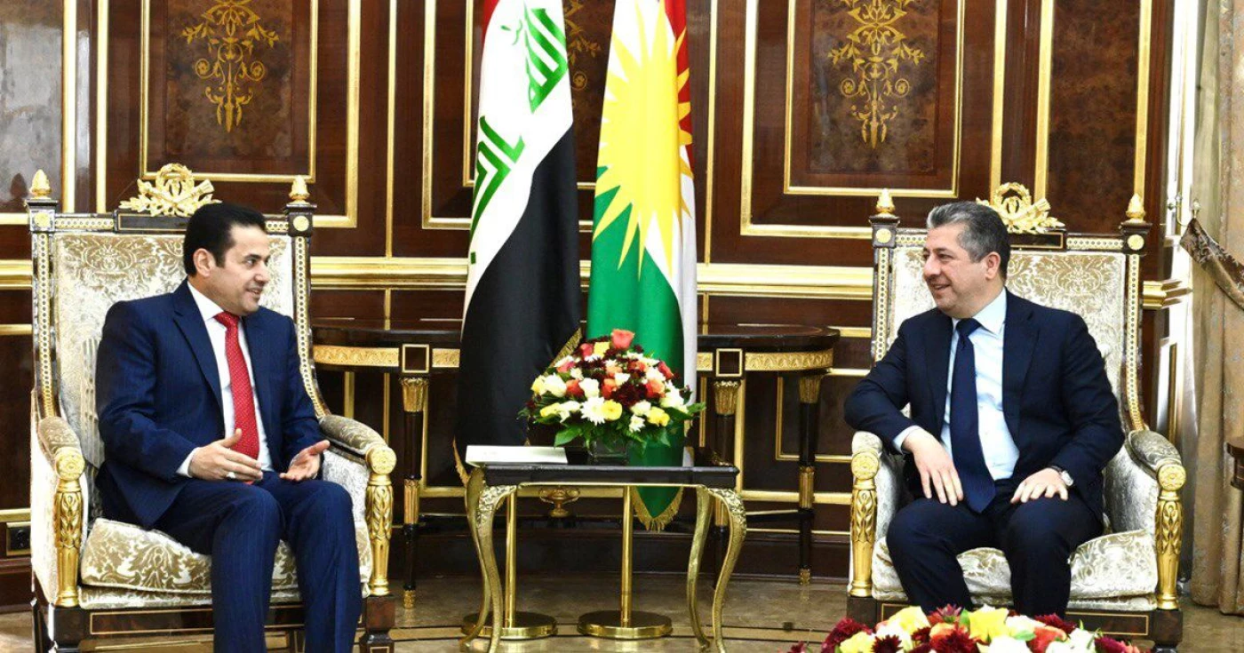 Image of PM Barzani receives Iraqi national security advisor