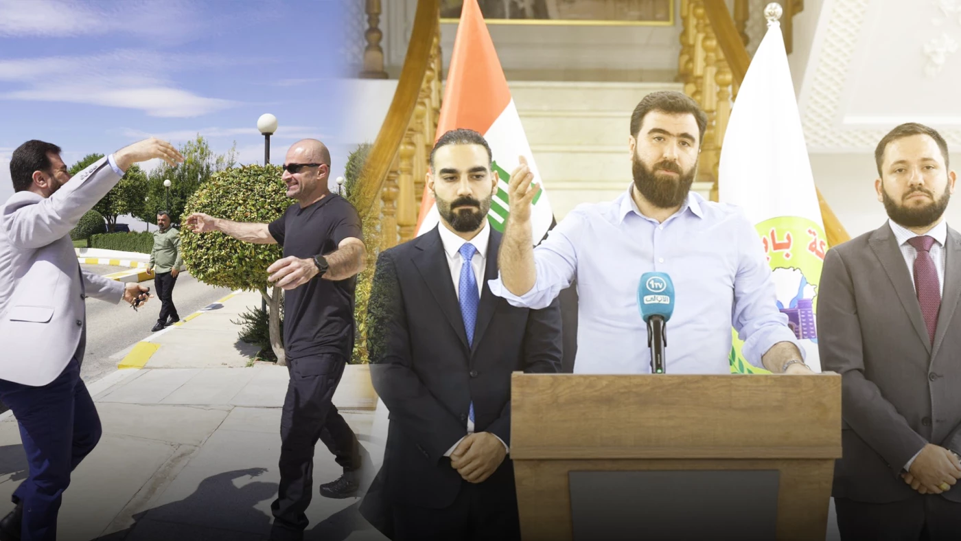 Image of US-sanctioned Rayan al-Kildani capitalizes on PUK ties to launch party campaign in Sulaimani