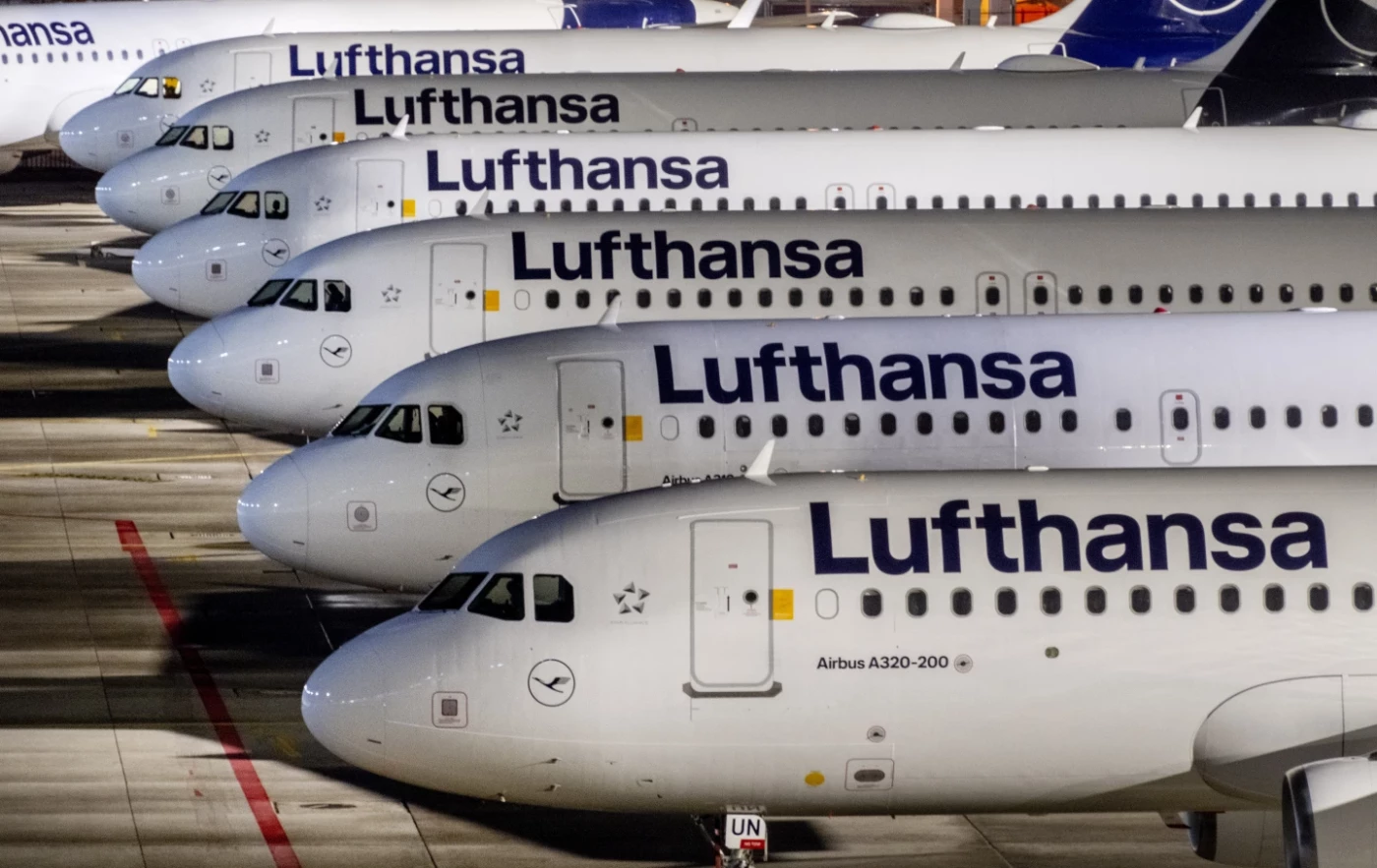 Image of German Lufthansa extends suspension of flights to Mideast amid hightened regional turmoil 