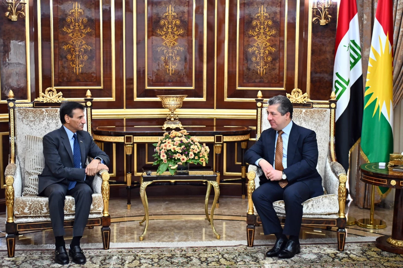 Image of PM Barzani discusses Kurdistan election, Iraq census with UNAMI chief