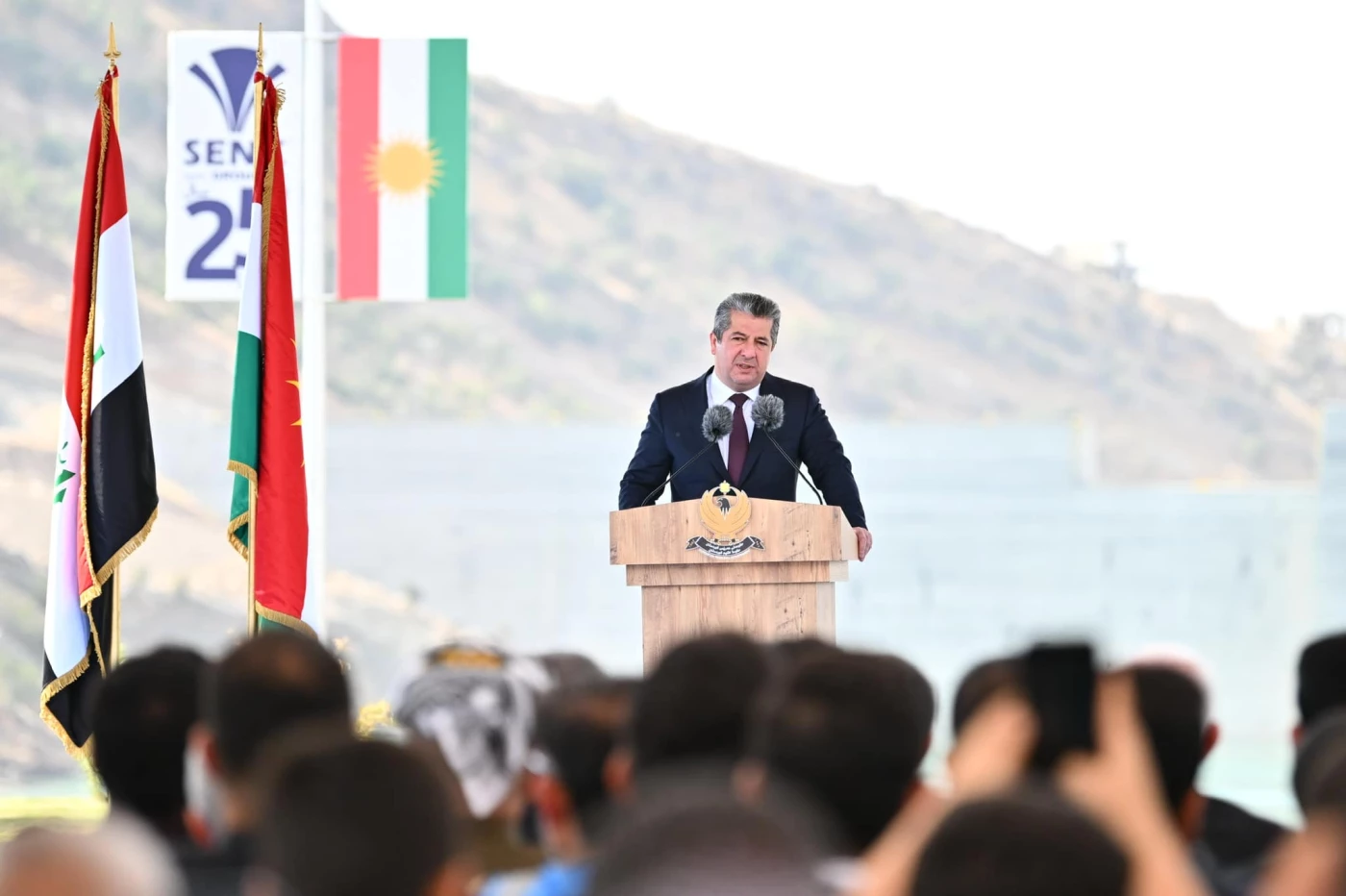 Image of PM Barzani inaugurates third largest dam in Kurdistan Region