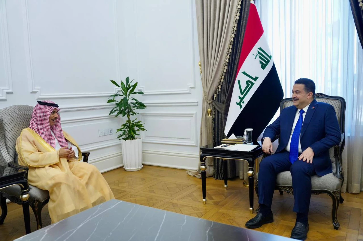 Image of Iraqi Prime Minister Receives Saudi Foreign Minister, discuss regional developments