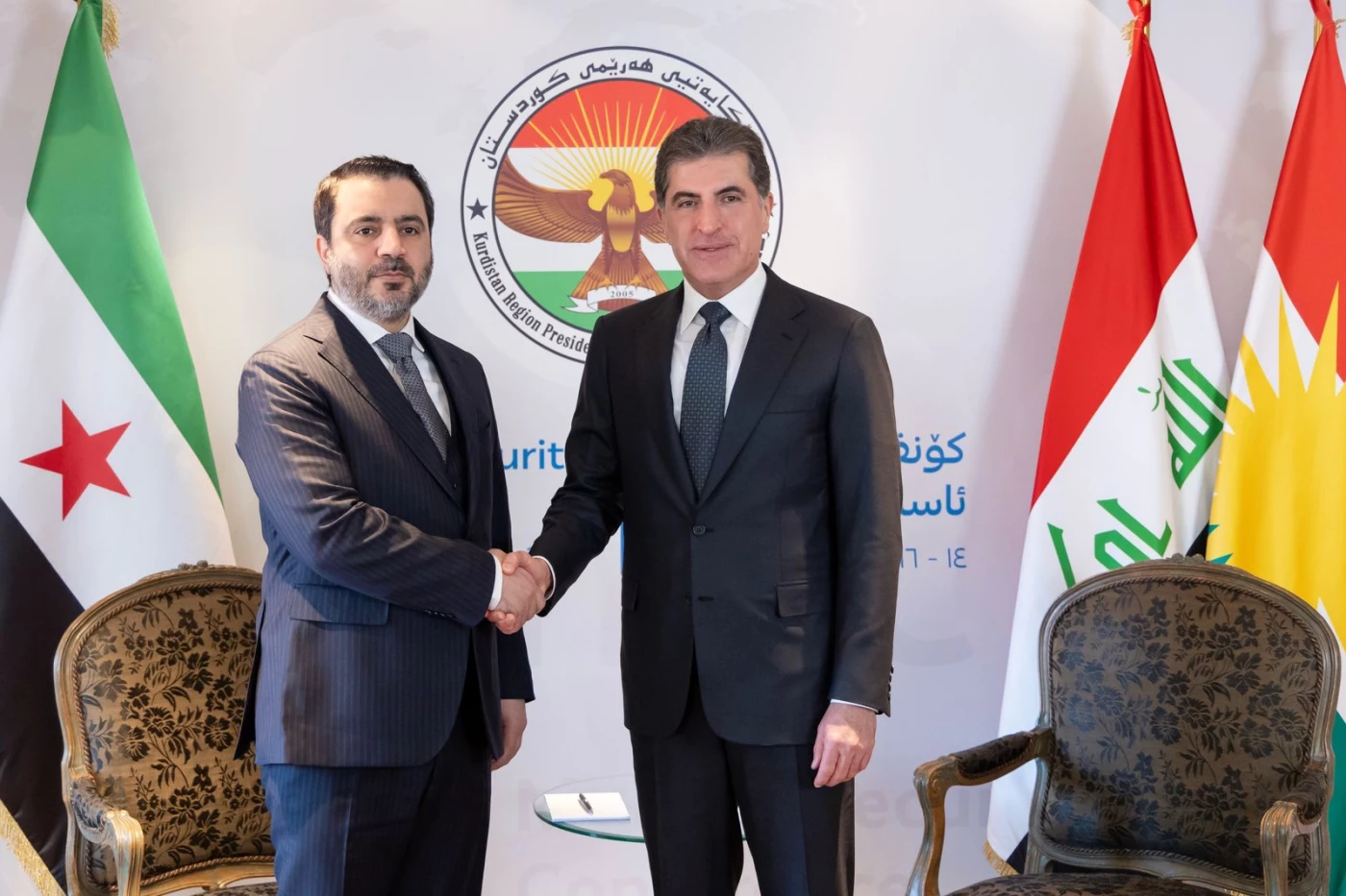 Image of Kurdistan Region President meets Syrian FM in Munich