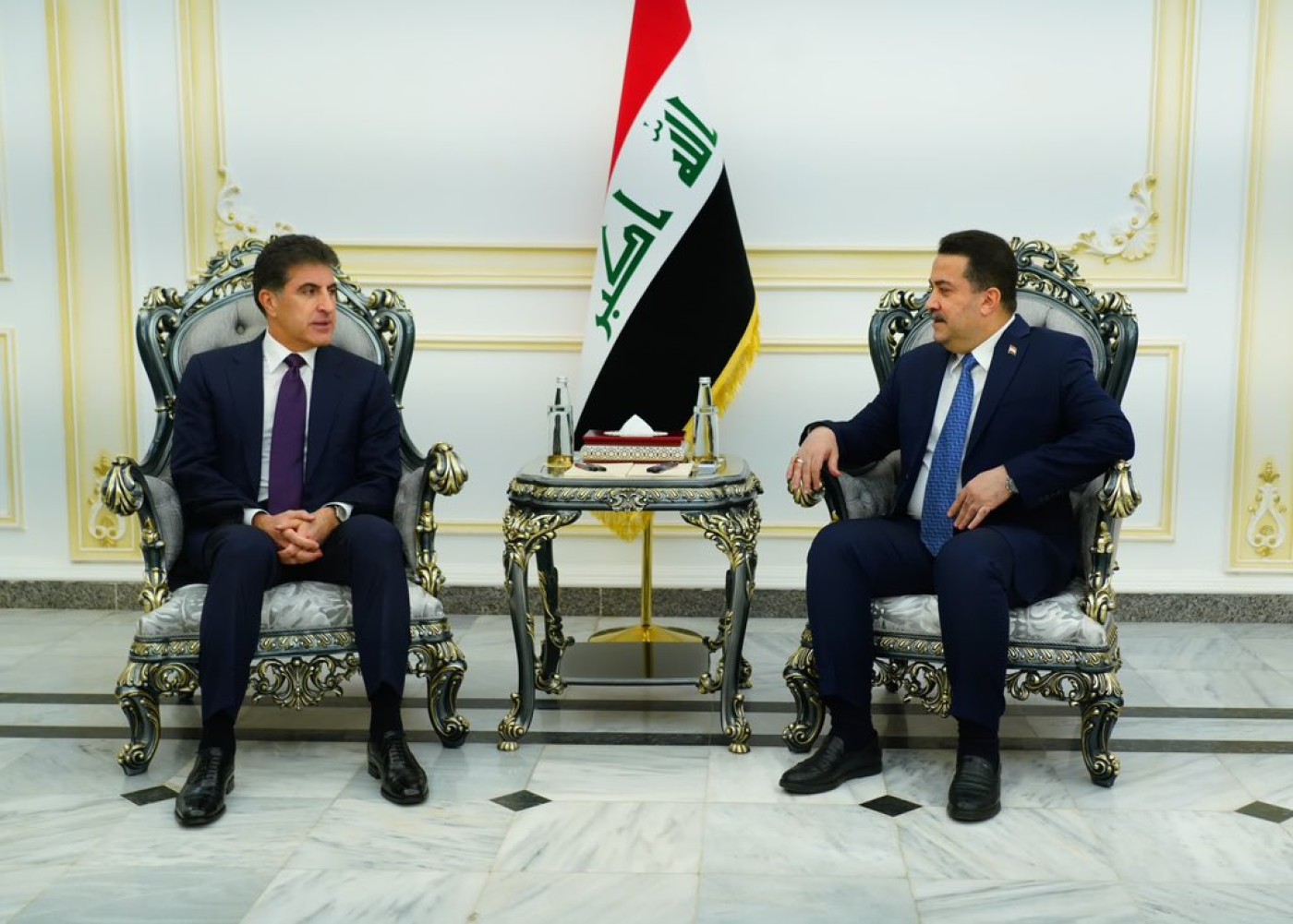 Image of Kurdish President visits Baghdad, meets officials