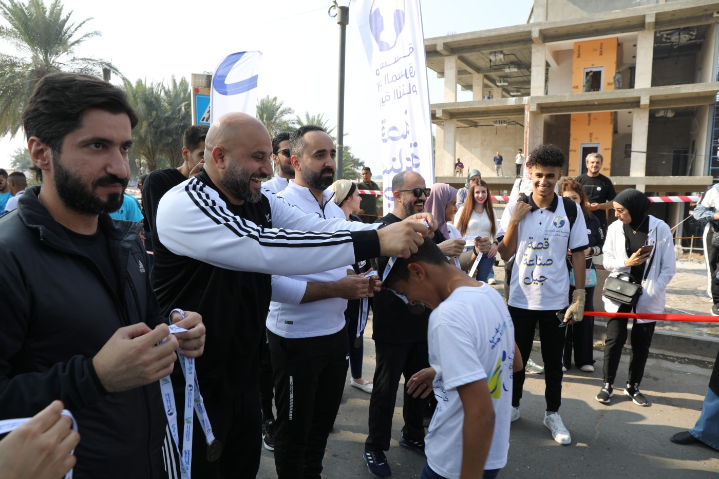 Image of A running marathon for orphan children in Baghdad