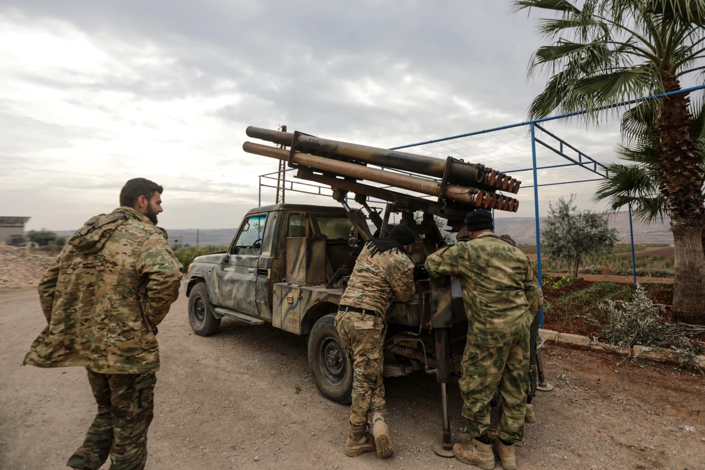 Image of HTS rebel group besieges Syria’s Hama city from three sides: Monitor