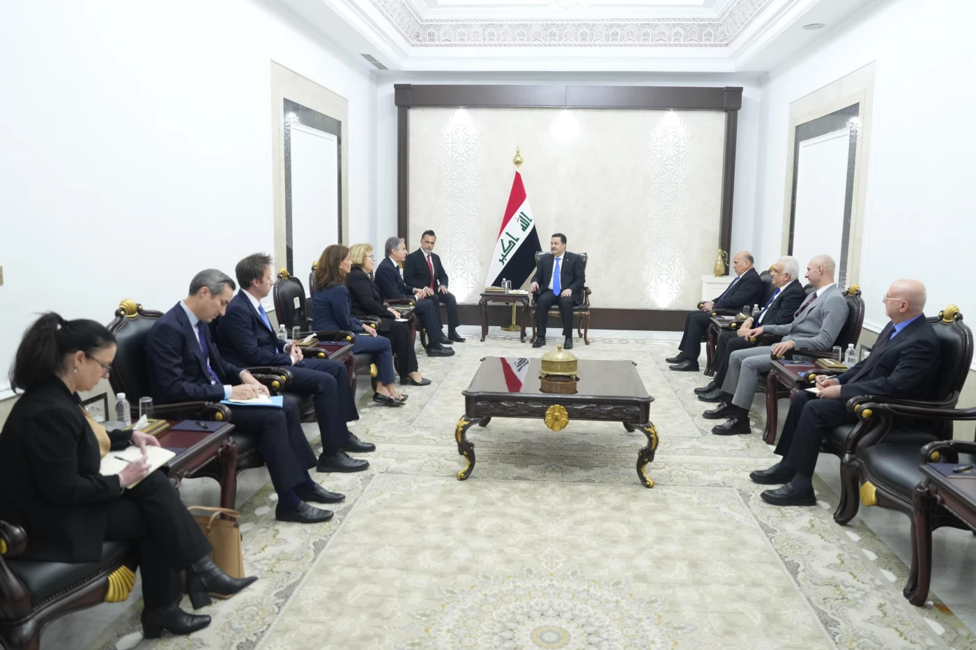 Image of Sudani, Blinken discuss Syria crisis, regional stability