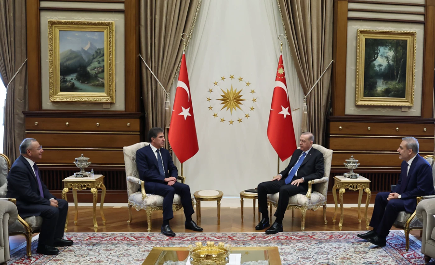 Kurdistan Region President Barzani discusses regional stability, strengthening bilateral ties with Turkey’s Erdogan Image