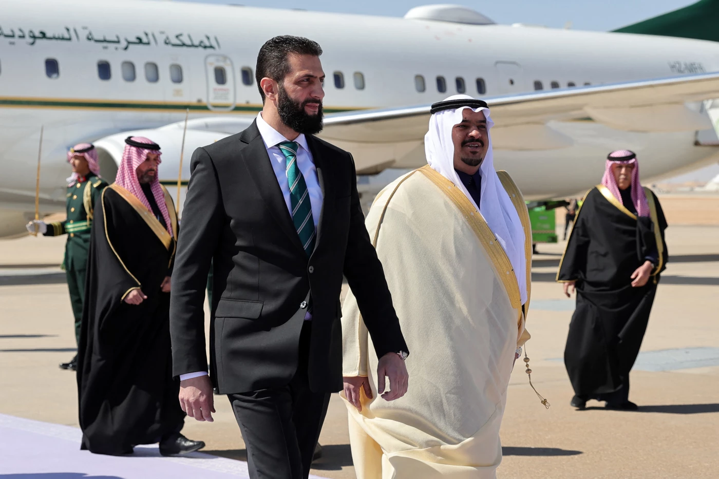 Syria’s interim president Sharaa arrives in Saudi Arabia Image