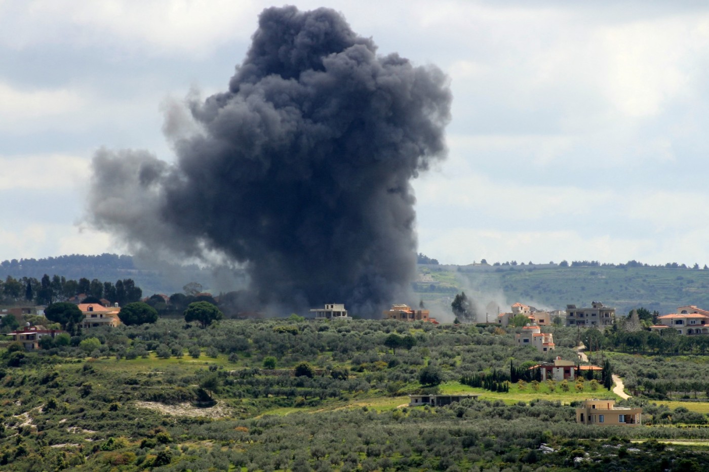 Image of Israel says it hit Hezbollah sites in eastern Lebanon