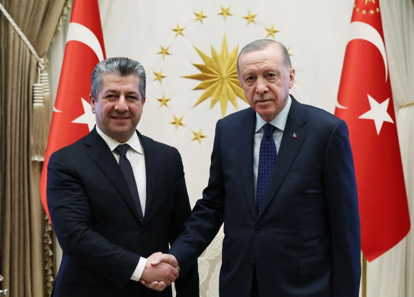 Image of PM Barzani, Turkey’s Erdogan discuss bilateral ties, Syria